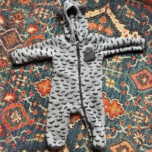 2T Patagonia one-piece fleece bunting